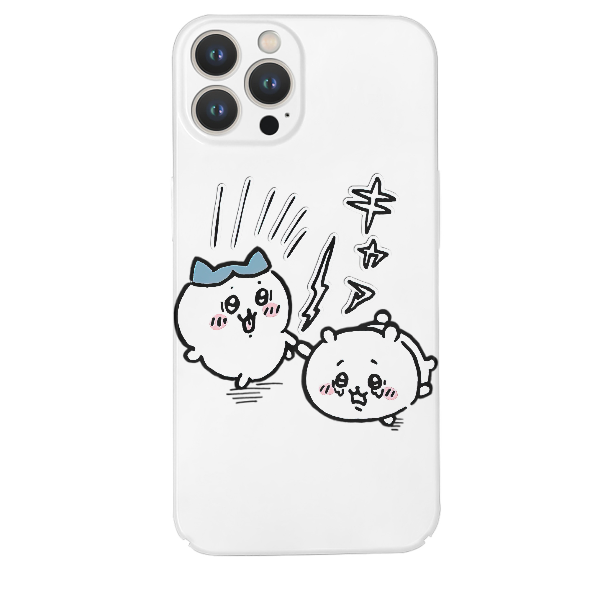 （画像用） ちいかわ ハチワレ Chii-kawa hachiware 【iPhone 14シリーズ対応】ハードケース